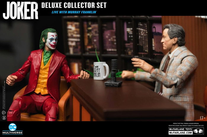Joker DC Multiverse (Joker Movie) Figura Deluxe Colllector The Joker (Live with Murray Franklin) Limited Edition 18 cm Joker DC Multiverse (Joker Movie) Figura Deluxe Colllector The Joker (Live with Murray Franklin) Limited Edition 18 cm
