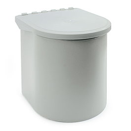 HERRAJES ALK Cubo Basura Ring 1X10L Gris Apertura Tapa Automatica