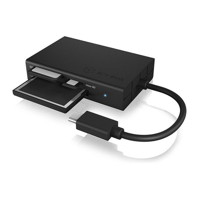 ICY BOX IB-CR401-C3 Lector de tarjetas USB Type-C SD/microSD/CF ICY BOX IB-CR401-C3 Lector de tarjetas USB Type-C SD/microSD/CF