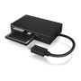 ICY BOX IB-CR401-C3 Lector de tarjetas USB Type-C SD/microSD/CF