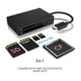 ICY BOX IB-CR401-C3 Lector de tarjetas USB Type-C SD/microSD/CF