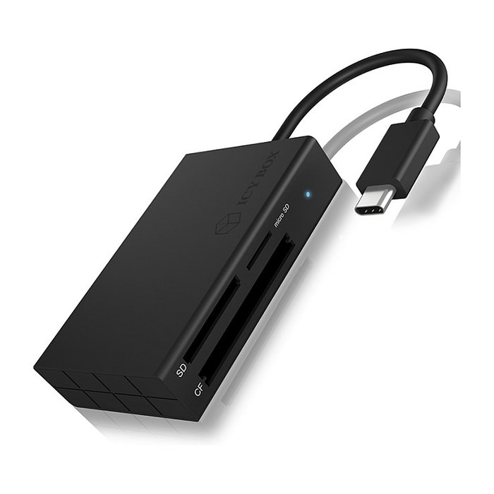 ICY BOX IB-CR401-C3 Lector de tarjetas USB Type-C SD/microSD/CF ICY BOX IB-CR401-C3 Lector de tarjetas USB Type-C SD/microSD/CF
