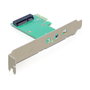 DeLOCK 89294 Tarjeta adaptadora de PCI Express x1 a Mini PCIe con 3 conexiones RP-SMA