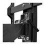 HAGOR BrackIT Soporte de TV de pantalla plana negro para pantallas de 32 a 55 pulgadas (76-139 cm), máximo 40 kg, ajuste de inclinación y giro, VESA 600x400 mm
