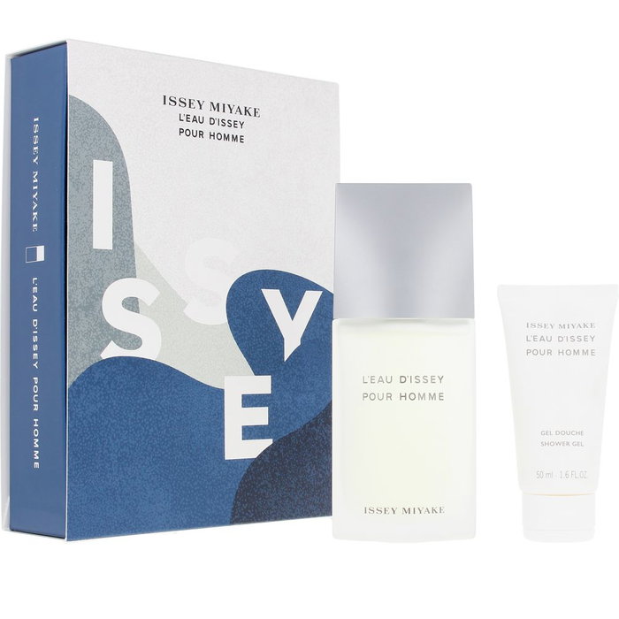 Issey Miyake L'EAU D'ISSEY POUR HOMME ESTUCHE Set de Regalo para Hombre, 2 Piezas: Eau de Toilette 75 ml + Gel de Ducha 50 ml