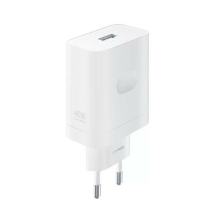 Realme Cargador de pared 45W SuperVOOC USB-A Blanco RMTC45W Realme Cargador de pared 45W SuperVOOC USB-A Blanco RMTC45W