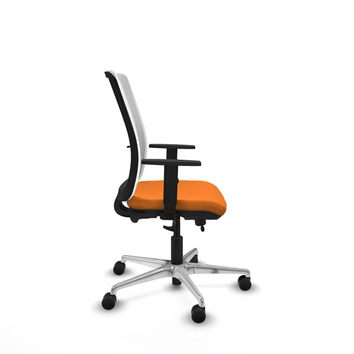 PIQUERAS Y CRESPO Silla de oficina Haches Naranja y Blanco PIQUERAS Y CRESPO Silla de oficina Haches Naranja y Blanco