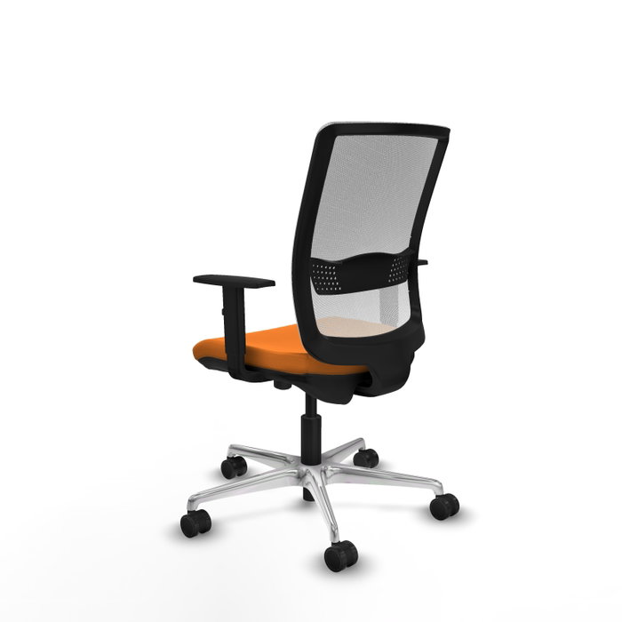 PIQUERAS Y CRESPO Silla de oficina Haches Naranja y Blanco PIQUERAS Y CRESPO Silla de oficina Haches Naranja y Blanco