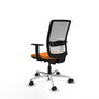 PIQUERAS Y CRESPO Silla de oficina Haches Naranja y Blanco