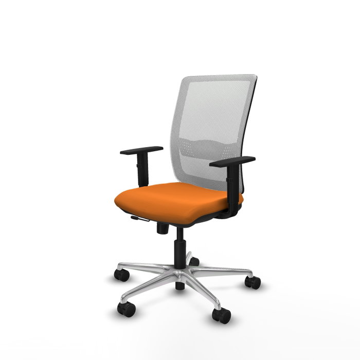 PIQUERAS Y CRESPO Silla de oficina Haches Naranja y Blanco PIQUERAS Y CRESPO Silla de oficina Haches Naranja y Blanco