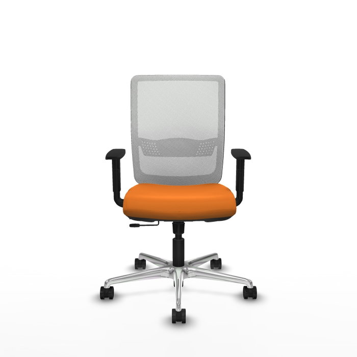 PIQUERAS Y CRESPO Silla de oficina Haches Naranja y Blanco PIQUERAS Y CRESPO Silla de oficina Haches Naranja y Blanco