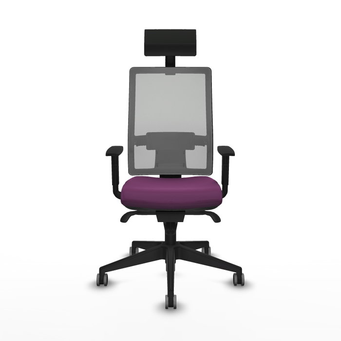 PIQUERAS Y CRESPO Silla de oficina Horna con mecanismo Sincro, Morado y Gris PIQUERAS Y CRESPO Silla de oficina Horna con mecanismo Sincro, Morado y Gris