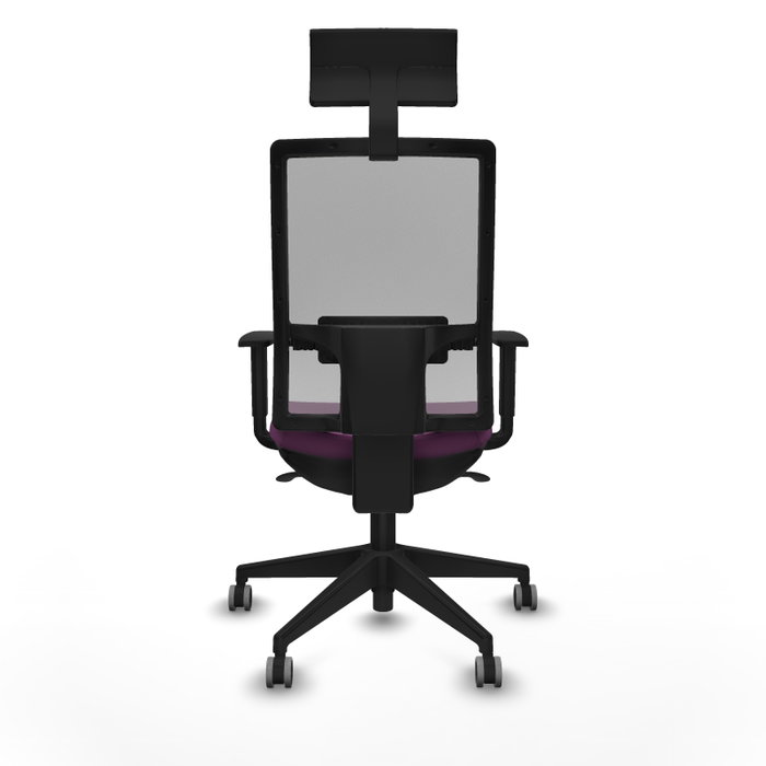 PIQUERAS Y CRESPO Silla de oficina Horna con mecanismo Sincro, Morado y Gris PIQUERAS Y CRESPO Silla de oficina Horna con mecanismo Sincro, Morado y Gris