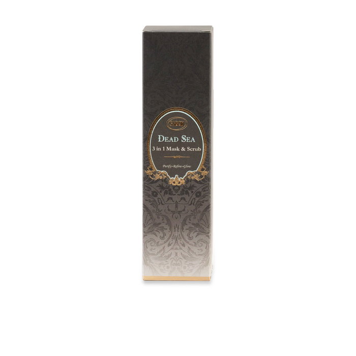 Sabon Exfoliante y Mascarilla Facial 3 en 1 Mar Muerto con Ingredientes Naturales, 50 ml