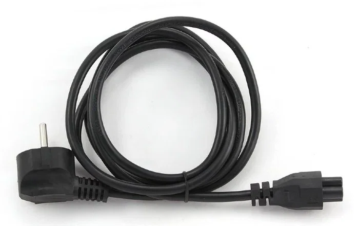 Gembird Cable de Alimentación CEE 7/7 a C5, 0,5 m, Negro