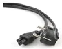 Gembird Cable de Alimentación CEE 7/7 a C5, 0,5 m, Negro