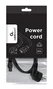 Gembird Cable de Alimentación CEE 7/7 a C5, 0,5 m, Negro
