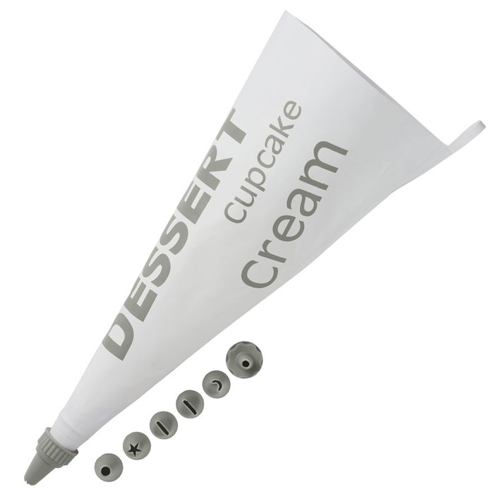 Day Manga Pastelera Con 7 Boquillas y Conectores de EVA y Plástico PP, Colores Surtidos 20x35 cm