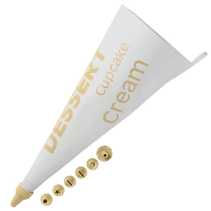 Day Manga Pastelera Con 7 Boquillas y Conectores de EVA y Plástico PP, Colores Surtidos 20x35 cm