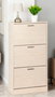 Inde Mueble Zapatero con 3 Niveles, Organizador de Calzado, Estructura Slat Moblekit