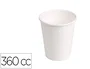 Blanca Vaso Termico Cartón Blanco 360 cc Paquete 50 Unidades