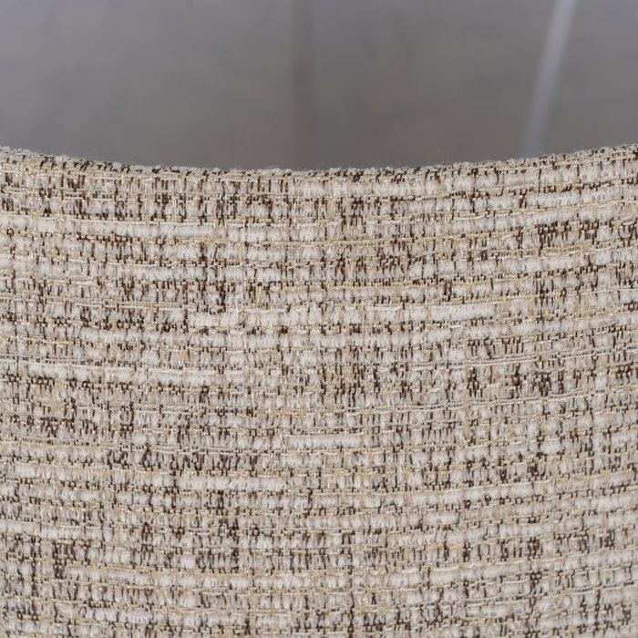 Pantalla Marrón Tejido Iluminación 25 X 25 X 18 cm