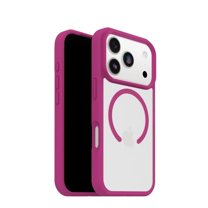 OtterBox React MagSafe Series para Apple iPhone 17 Pro, Rose Crystal OtterBox React MagSafe Series para Apple iPhone 17 Pro, Rose Crystal