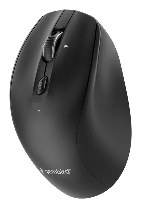 Gembird MUSW2-6B-02 Ratón Inalámbrico Dual 6 Botones Negro