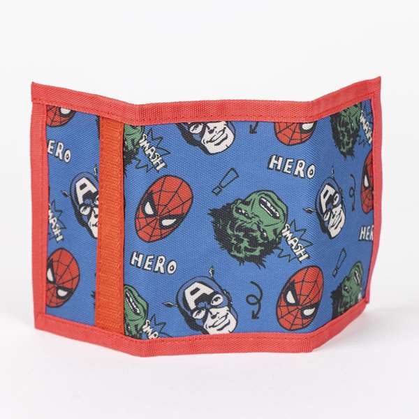 Avengers Gafas de Sol y Cartera para Niño, Set de Accesorios Infantil Marvel, Tamaño 15 x 18 x 2 cm, Edad 3-8 años