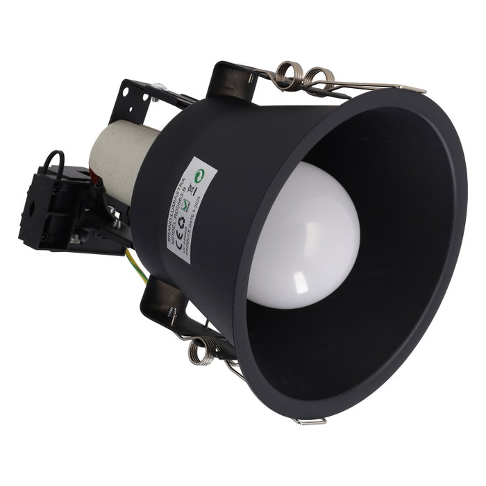 Downlight E27 Acabado Negro para Iluminación Interior LED
