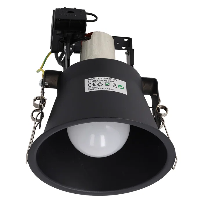 Downlight Casquillo E27 - Acabado Negro