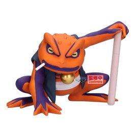 Banpresto BP29494P Figura Soft Vinyl Naruto Shippuden - Gamakichi 10 cm, Vinilo Suave Pre-pintado, Figura de Colección