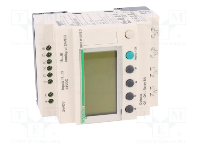 SCHNEIDER ELECTRIC Zelio Logic SR3B101BD Relé Programable 24V DC SCHNEIDER ELECTRIC Zelio Logic SR3B101BD Relé Programable 24V DC