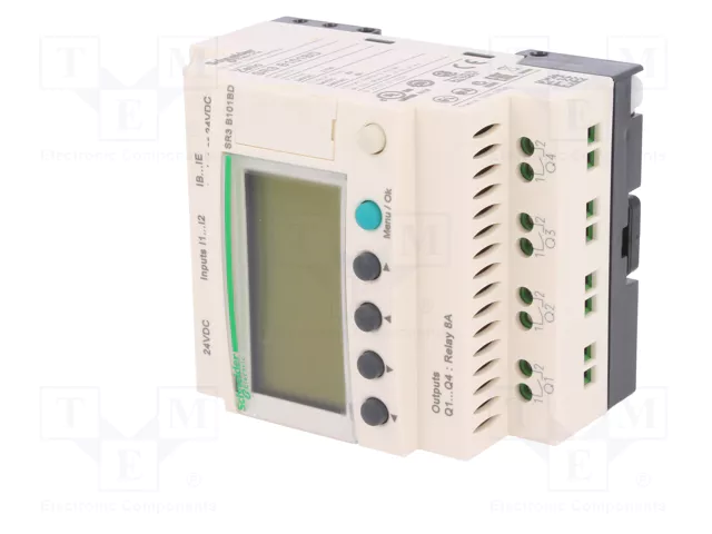 SCHNEIDER ELECTRIC Zelio Logic SR3B101BD Relé Programable 24V DC SCHNEIDER ELECTRIC Zelio Logic SR3B101BD Relé Programable 24V DC