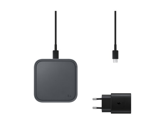 Samsung EP-P2400BBEGEU Cargador Inalámbrico 15W Gris