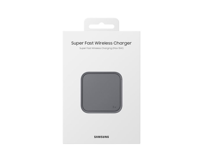 Samsung EP-P2400BBEGEU Cargador Inalámbrico 15W Gris