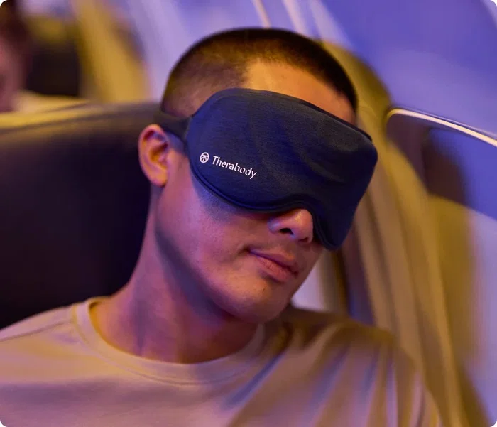 Therabody SleepMask Antifaz con Vibración Negro y Azul