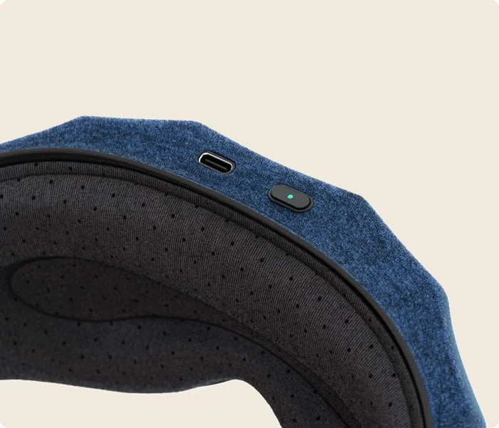 Therabody SleepMask Antifaz con Vibración Negro y Azul
