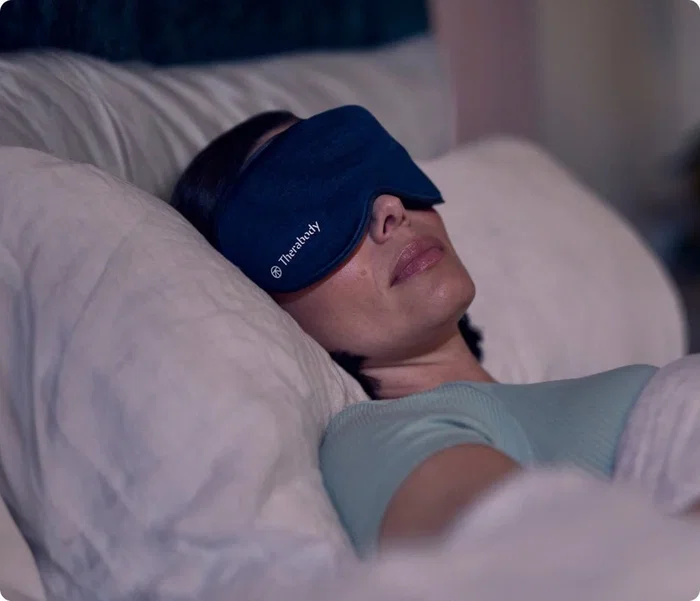 Therabody SleepMask Antifaz con Vibración Negro y Azul