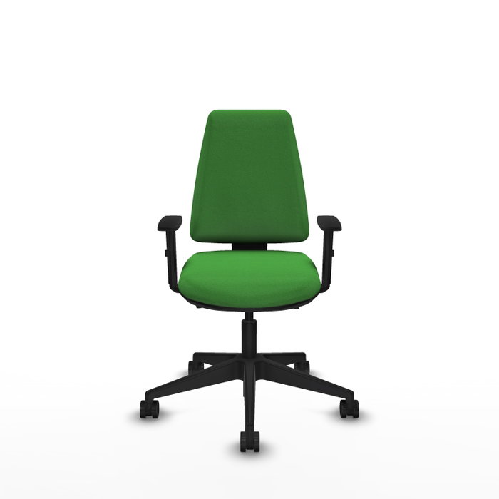 PIQUERAS Y CRESPO Silla de oficina Elche con mecanismo Asincro Verde