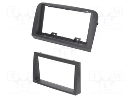 ACV Bastidor de montaje de radio 2 DIN antracita para Fiat Croma