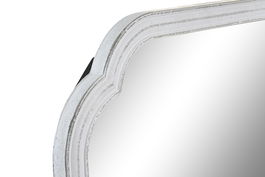 DKD Home Decor Espejo Romántico Blanco 51 x 51 x 2 cm