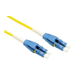 ROLINE LWL-Kabel Duplex 21.15.8783 - Monomodo OS2 9/125m, LC/LC, Amarillo, 3 m, Halogenfrei (LSZH)