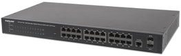 Intellinet 560559 Switch Gigabit Ethernet 24 puertos PoE+ y 2 puertos SFP