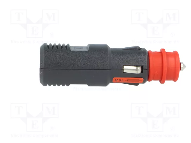 PRO CAR Enchufe de mechero de coche con borna de tornillo 16A