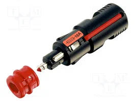 PRO CAR Enchufe de mechero de coche con borna de tornillo 16A