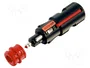 PRO CAR Enchufe de mechero de coche con borna de tornillo 16A