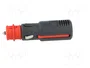 PRO CAR Enchufe de mechero de coche con borna de tornillo 16A