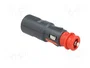 PRO CAR Enchufe de mechero de coche con borna de tornillo 16A