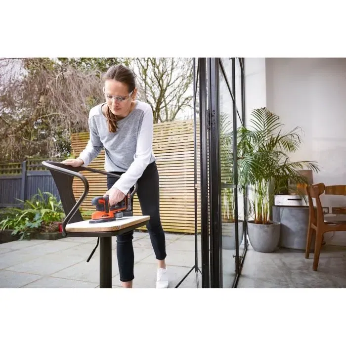 Black + Decker Lijadora de Ratón BDCDS18N-XJ - 18 V - Compacta y Potente para Acabados y Lugares Difíciles